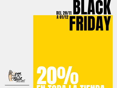 LLEGA EL BLACK FRIDAY A PER A LLUIR